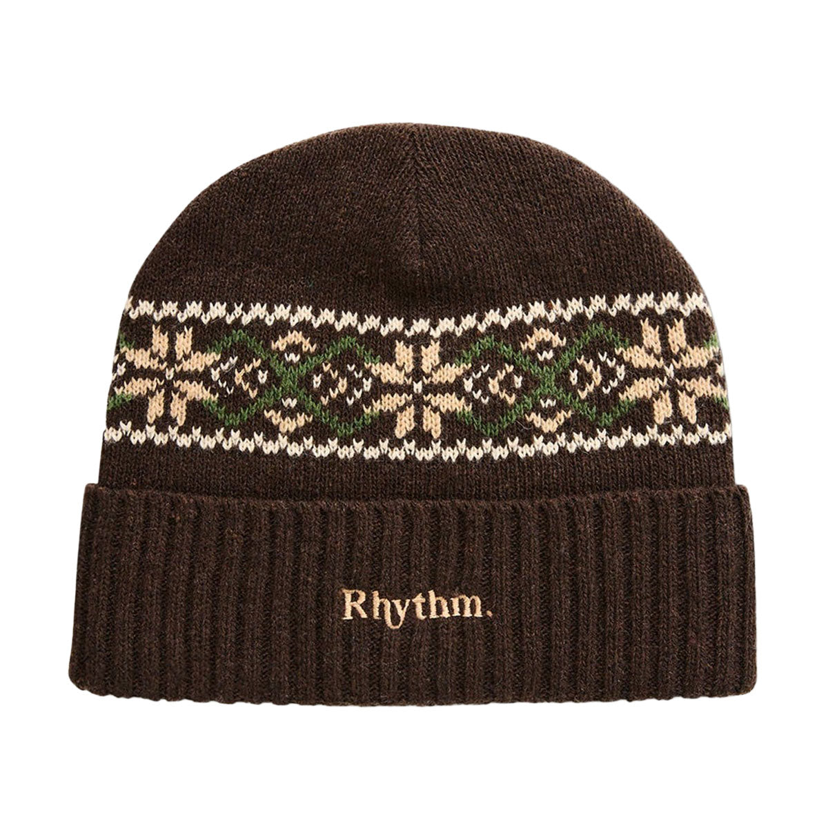 Rhythm Jacquard Beanie - Cedar image 1