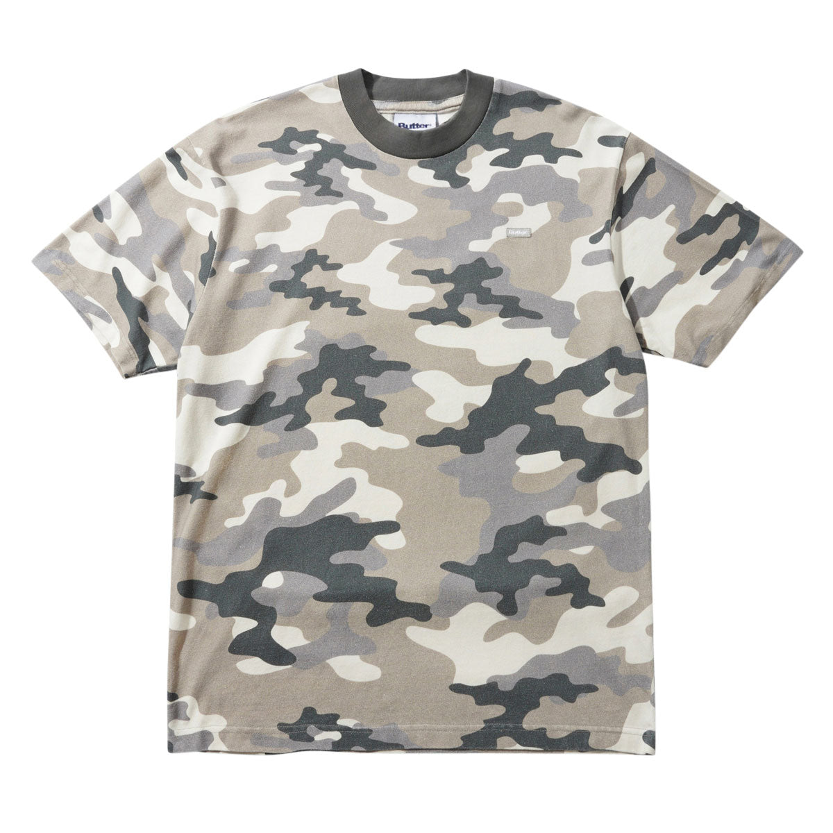 Butter Goods Pique T-Shirt - Winter Camo image 1