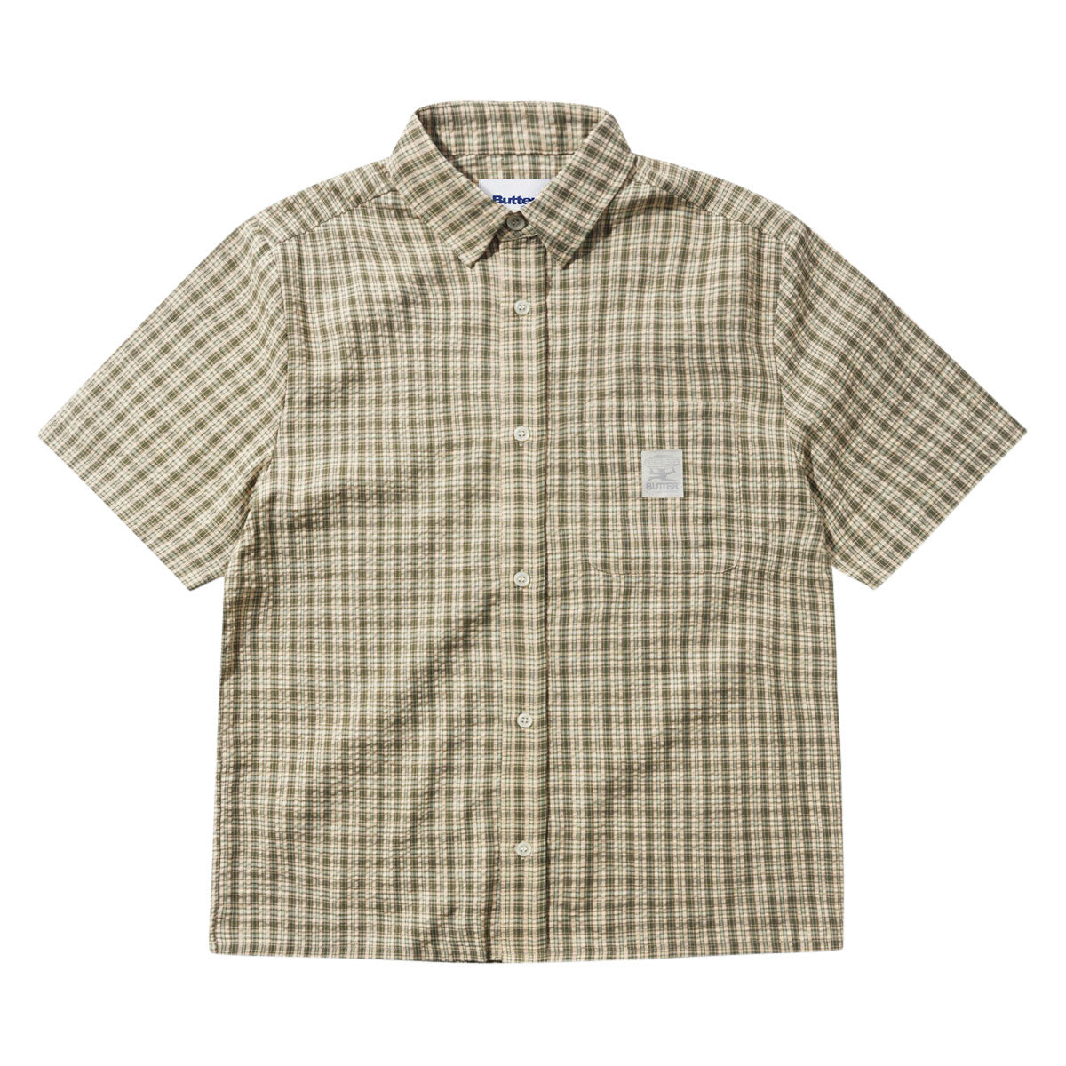 Butter Goods Equipment Shirt - Moss/Yellow image 1