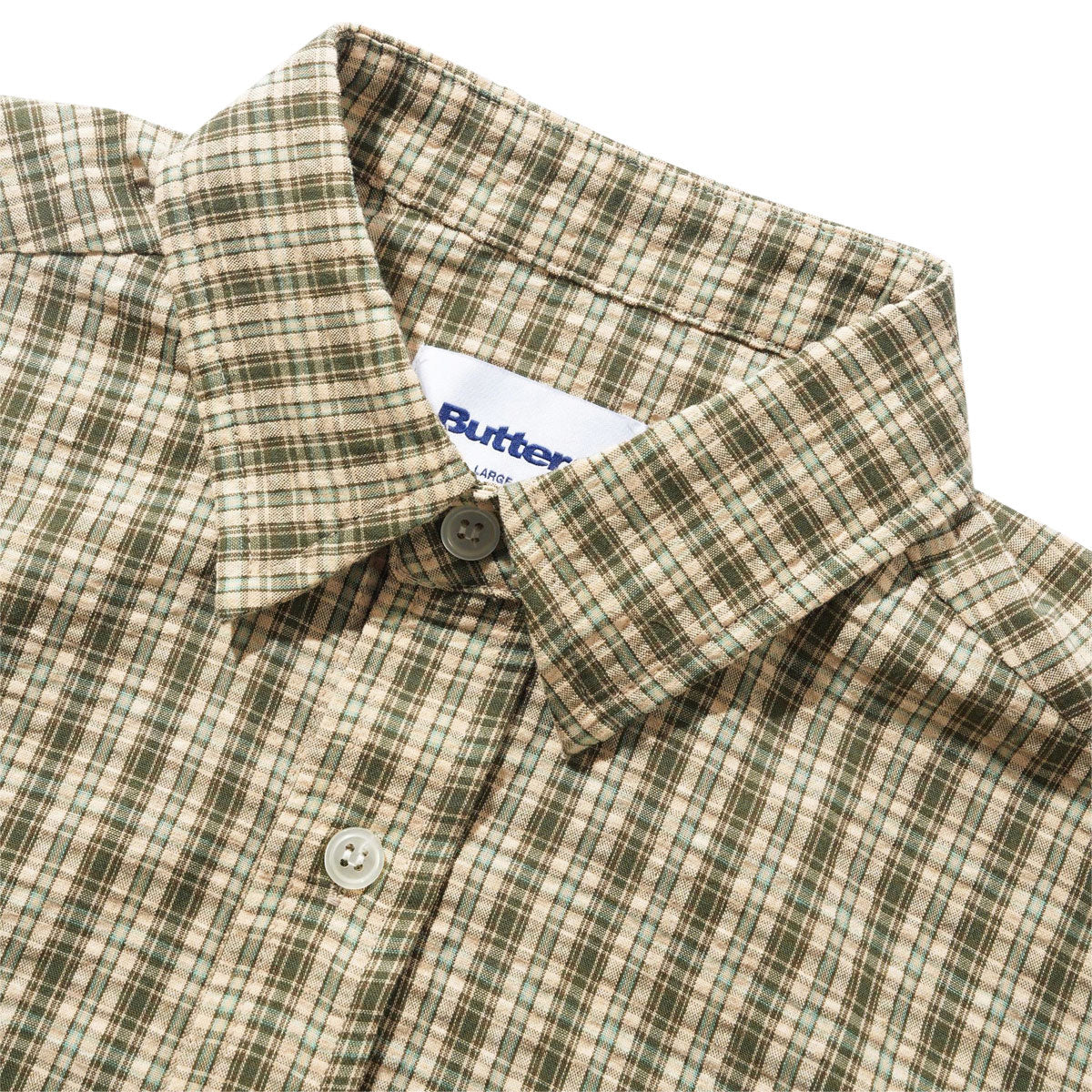 Butter Goods Equipment Shirt - Moss/Yellow image 2
