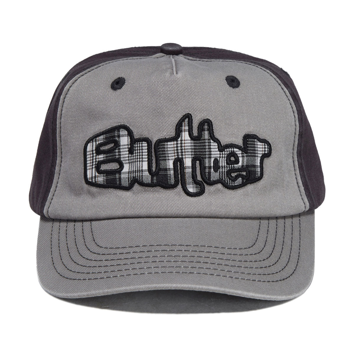 Butter Goods Stretch 5 Panel Hat - Washed Charcoal image 5