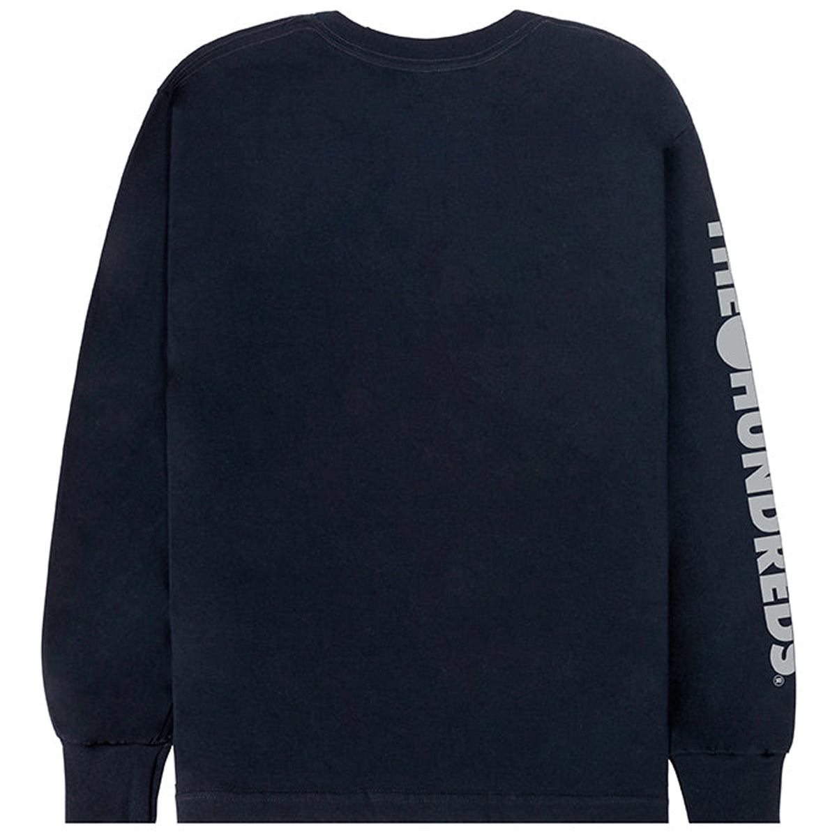 The Hundreds Solid Bomb Crest Long Sleeve T-Shirt - True Navy image 2