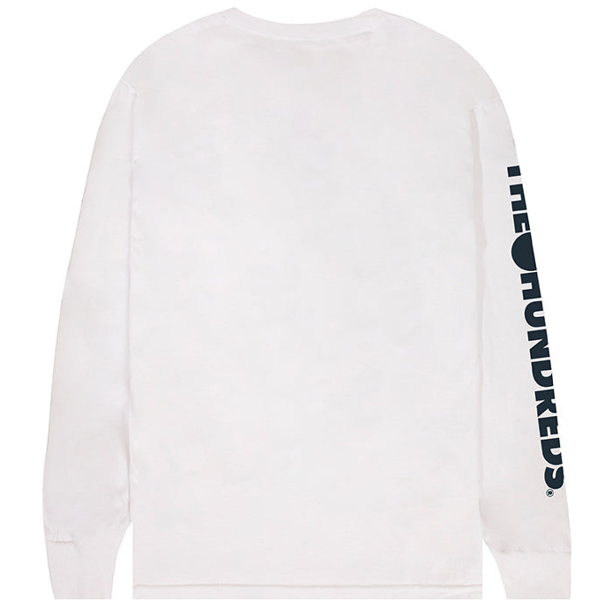 The Hundreds Solid Bomb Crest Long Sleeve T-Shirt - White/Black image 2
