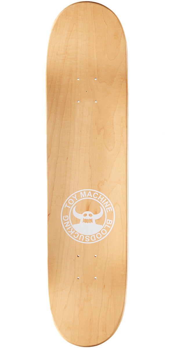 Toy Machine Turtle Face Skateboard Deck - 7.75