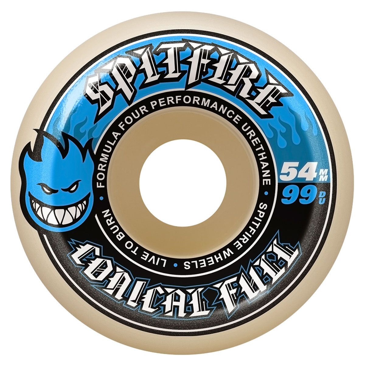 Spitfire F4 99d Conical Full Skateboard Wheels - 54mm image 1