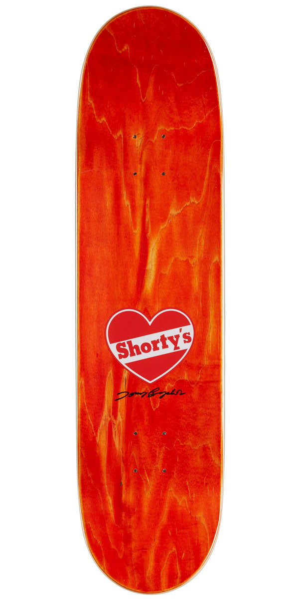 Shorty's OG Logo Skateboard Deck - White/Red - 8.25