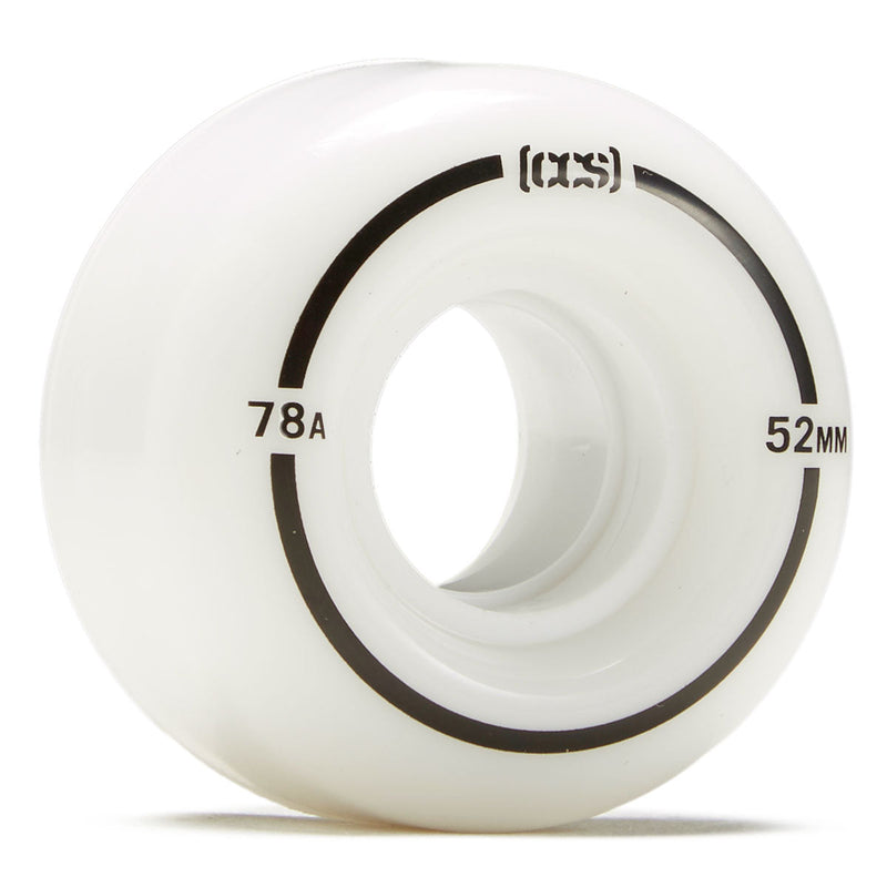 CCS Cruiser 78a Skateboard Wheels - White - 52mm