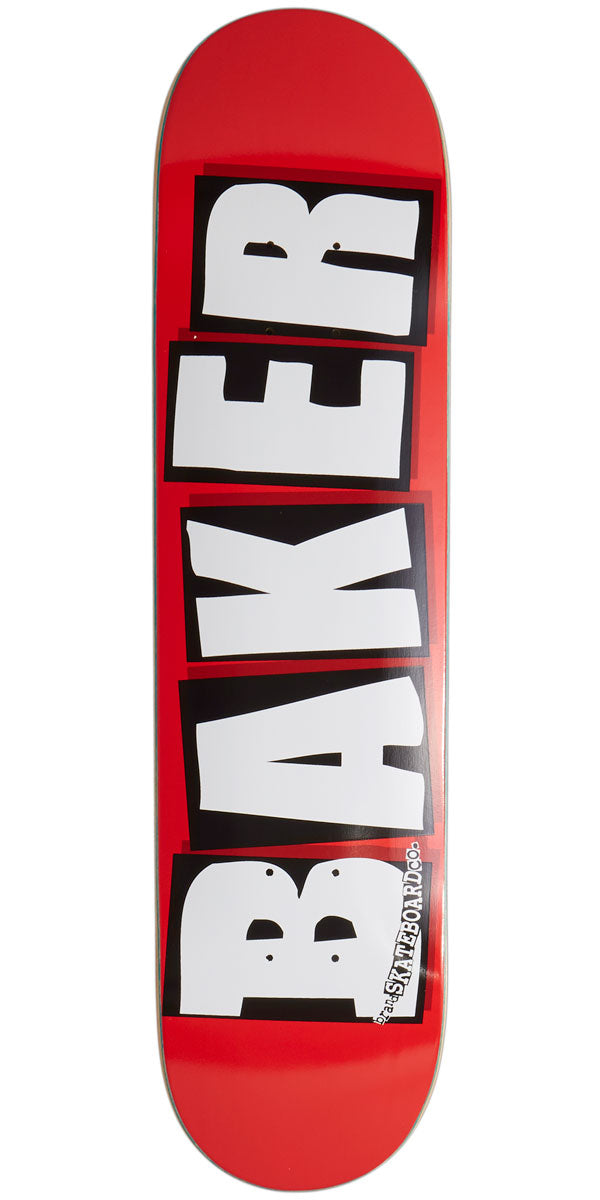 Baker Brand Logo Skateboard Deck - White - 7.30