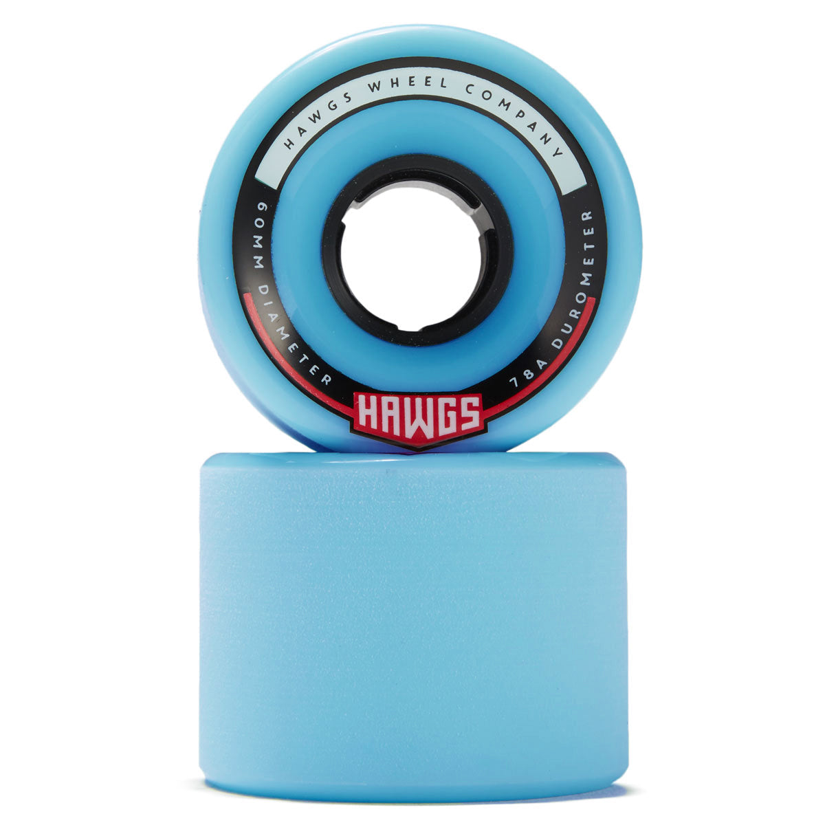 Hawgs Chubby 78a Stone Ground Longboard Wheels - Blue - 60mm image 2