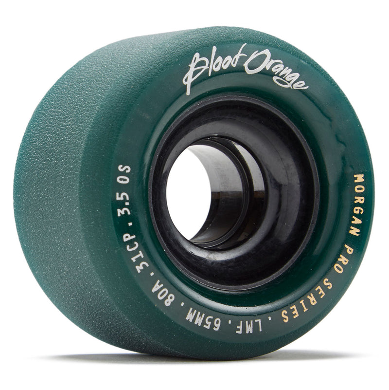 Blood Orange Morgan Pro Longboard Wheels - 65mm 80a - Midnight Green