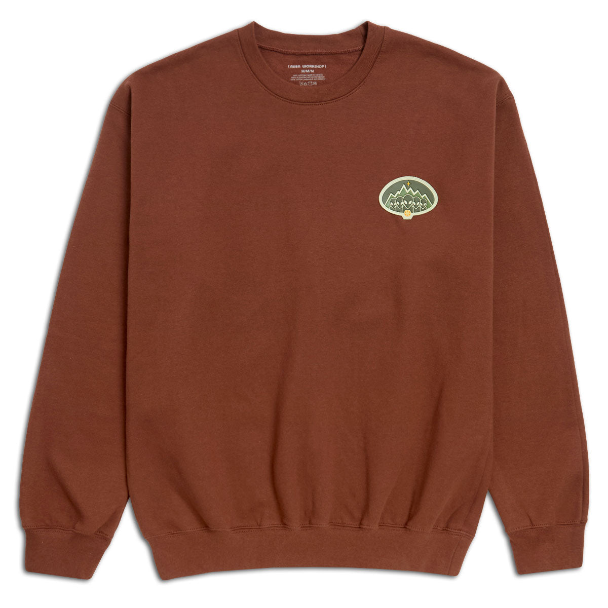 Alien Workshop Iceage Crewneck Sweatshirt - Brown image 1