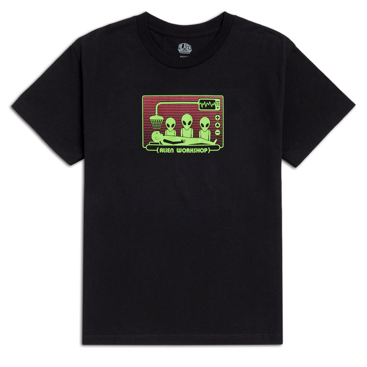 Alien Workshop Abduction Rays T-Shirt - Black image 1