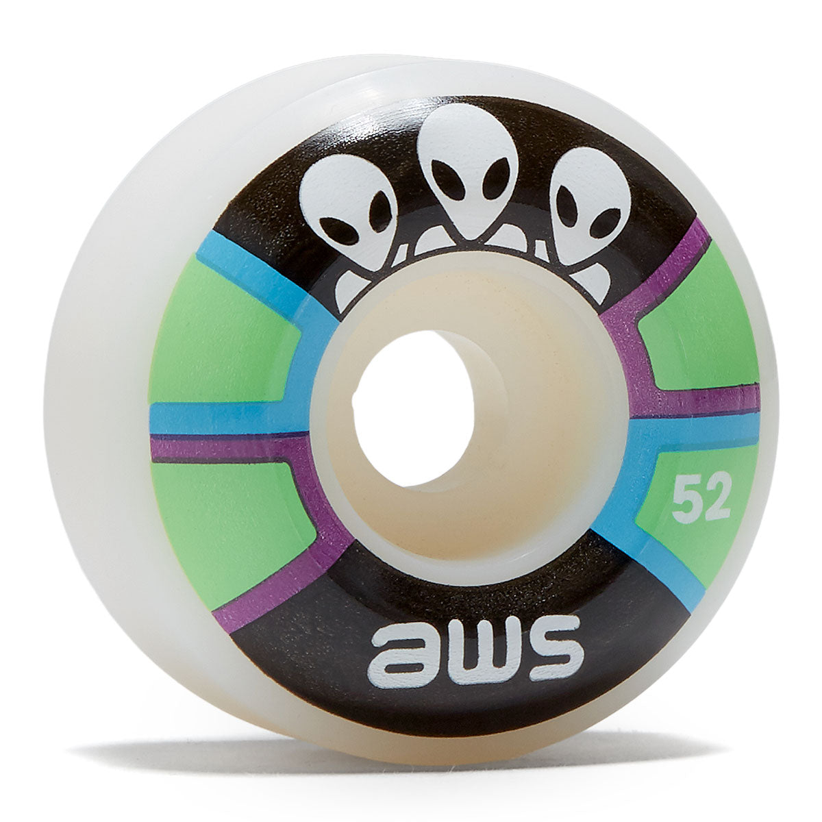 Alien Workshop Triad 97a Skateboard Wheels - White - 52mm image 1