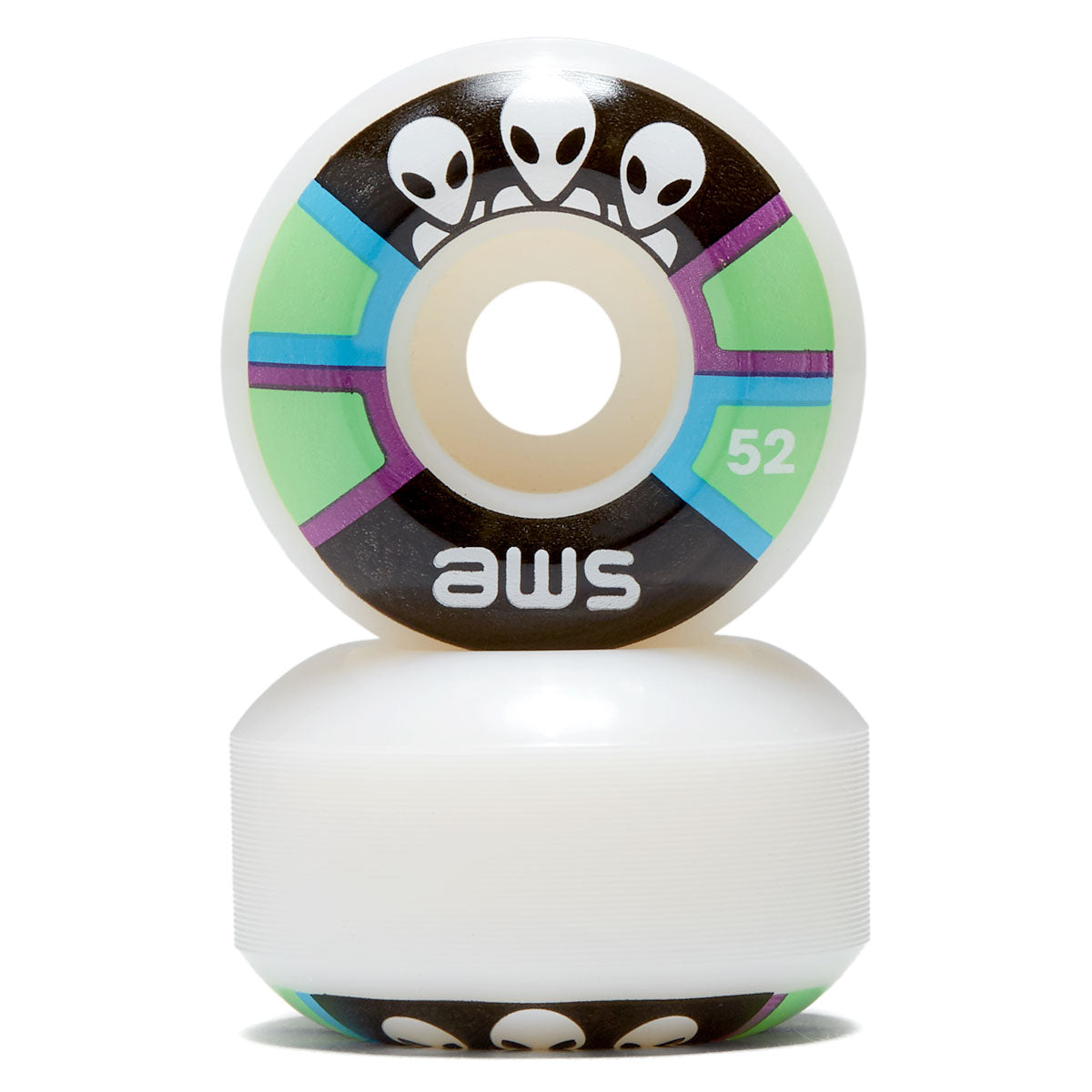 Alien Workshop Triad 97a Skateboard Wheels - White - 52mm image 2