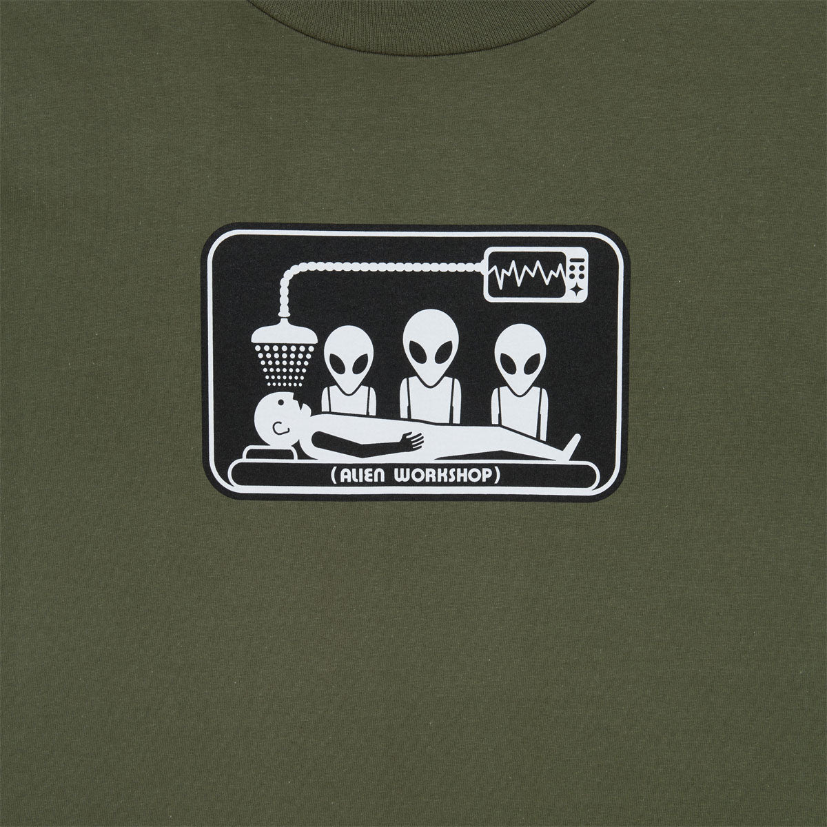 Alien Workshop Abduction T-Shirt - Fatigue Green image 2