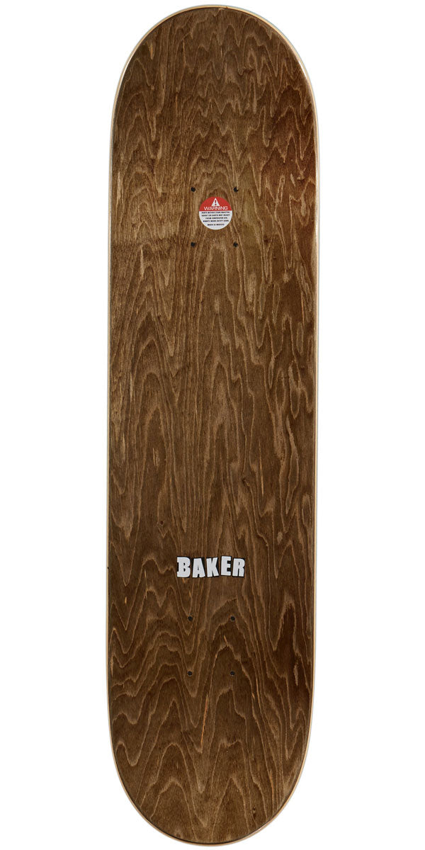 Baker Brand Logo Skateboard Deck - Black/White - 8.00