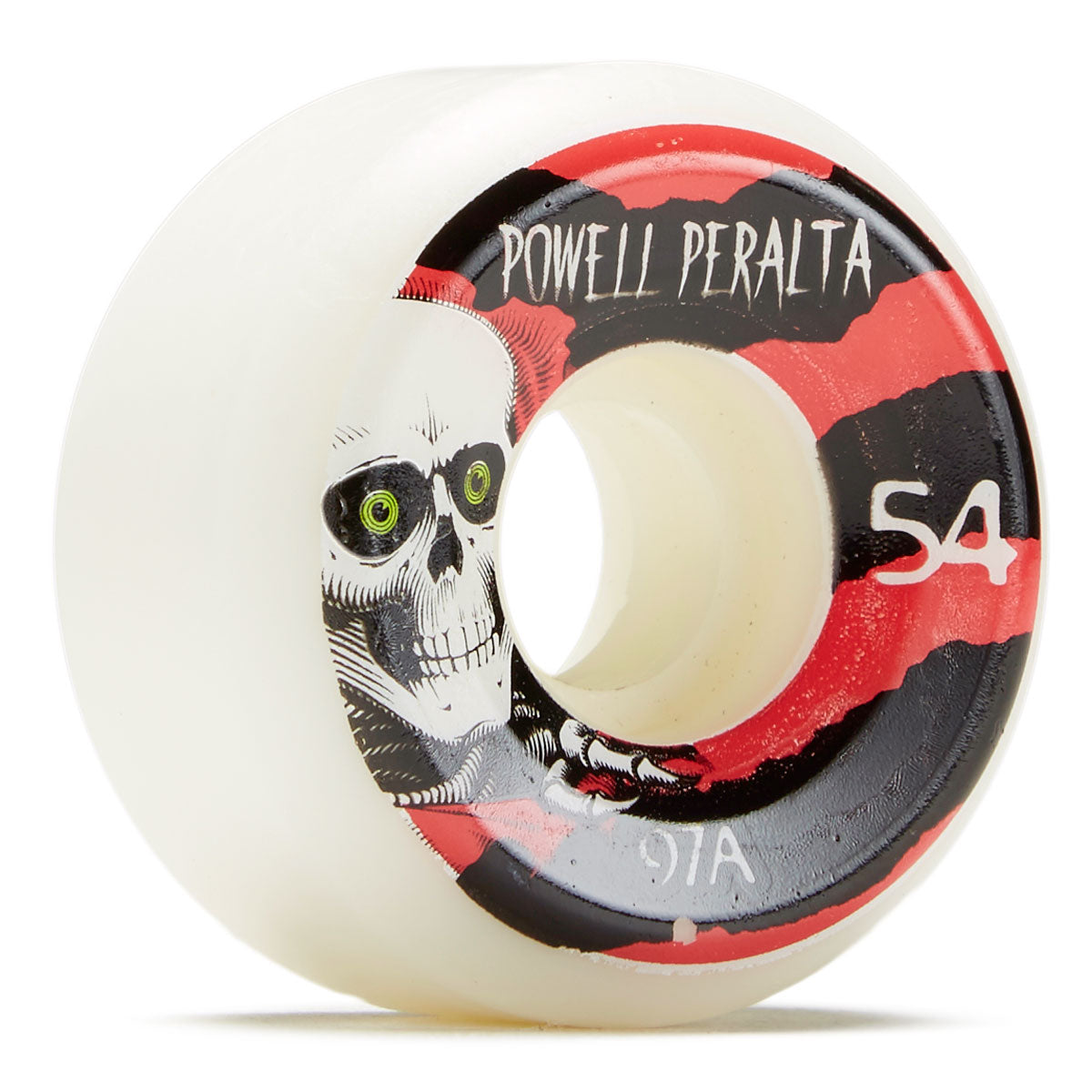 Powell Peralta Ripper 4 97A Skateboard Wheels - White - 54mm image 1