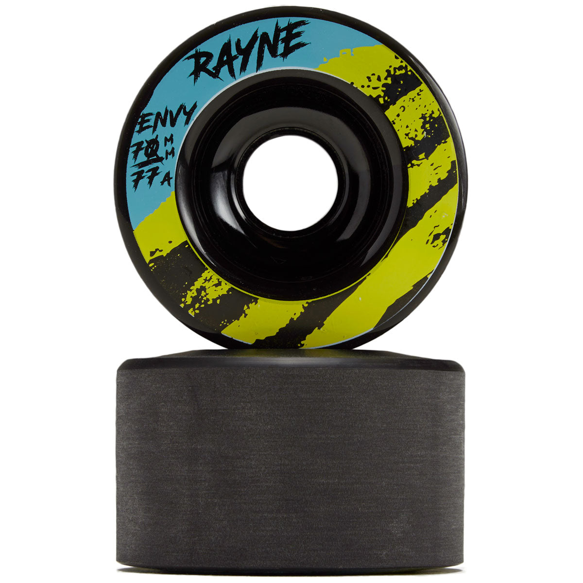 Rayne Envy V2 77a Longboard Wheels - Black - 70mm image 2