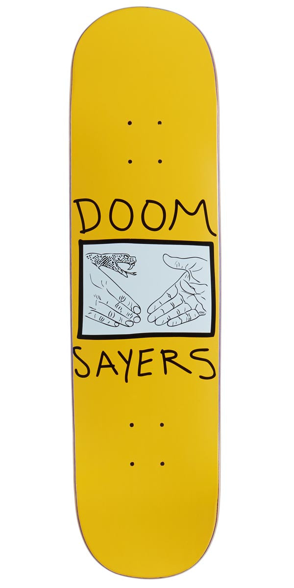 Doom Sayers Snake Shake Skateboard Deck - Orange - 8.25