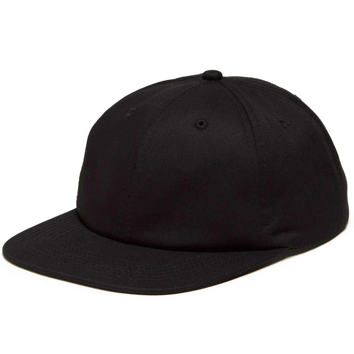 CCS 6 Panel Snapback Hat - Black image 1