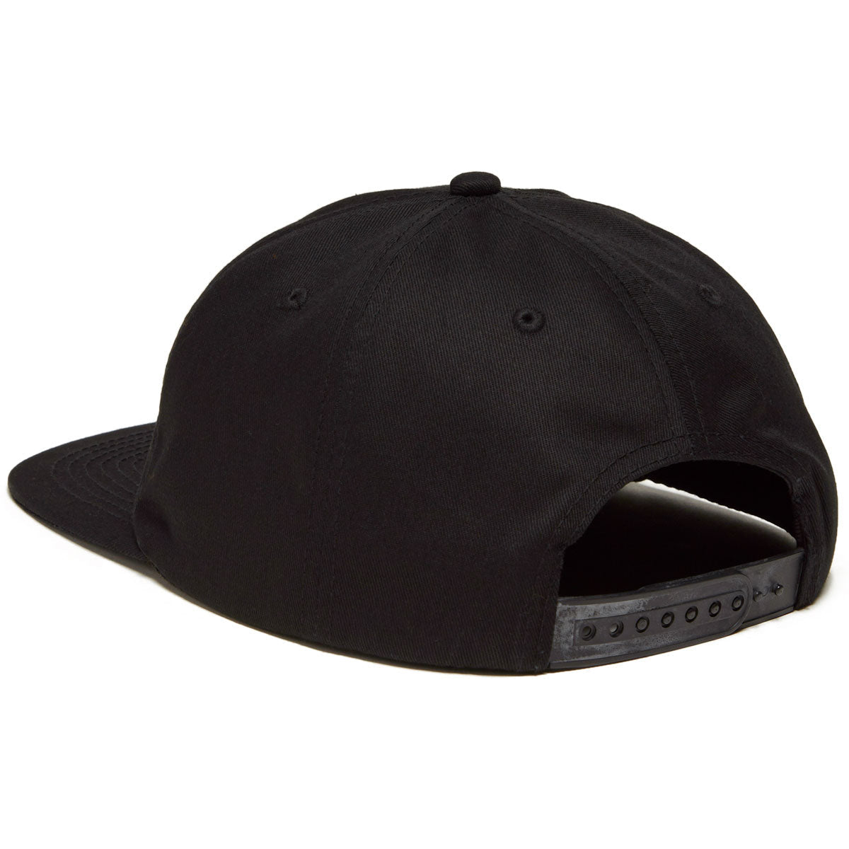 CCS 6 Panel Snapback Hat - Black image 2