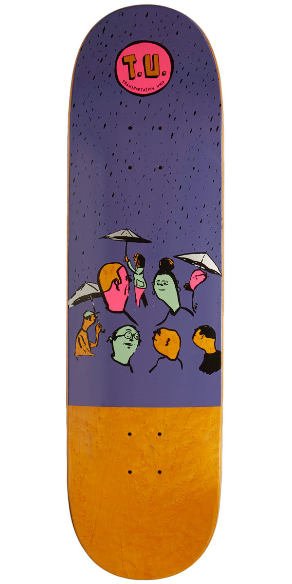 Transportation Unit Rainy Day Skateboard Deck - 8.50