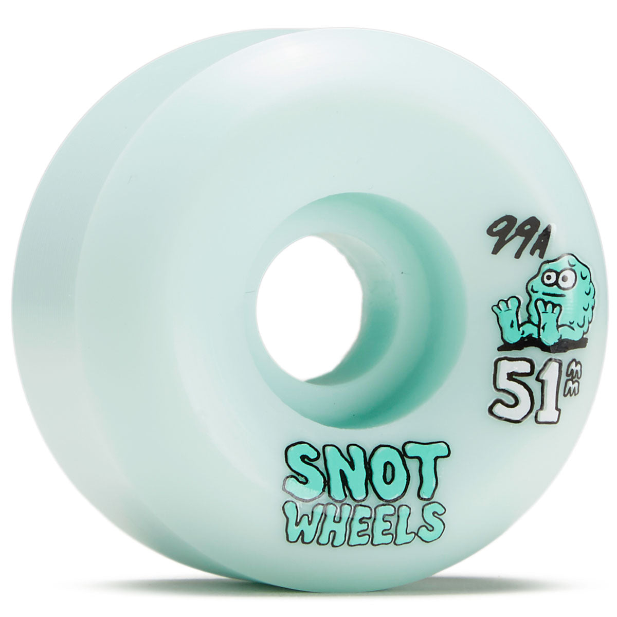 Snot Team 99a Skateboard Wheels - Teal - 51mm image 1