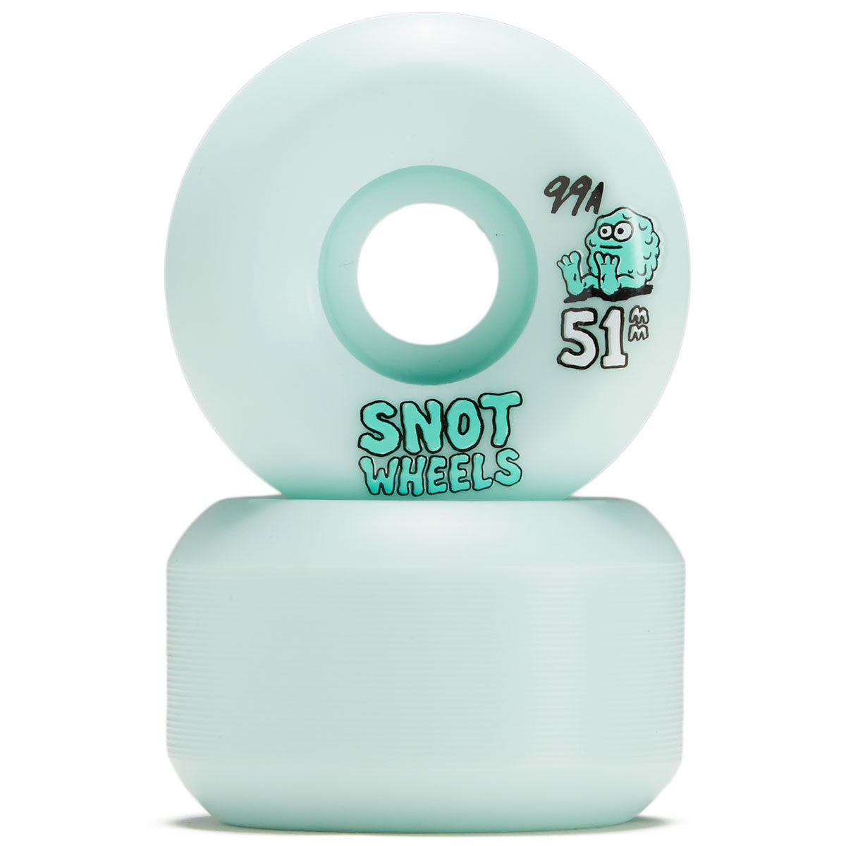 Snot Team 99a Skateboard Wheels - Teal - 51mm image 2