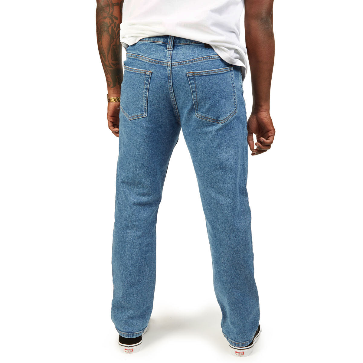 CCS 12oz Stretch Relaxed Denim Jeans - 12oz Rinse image 4