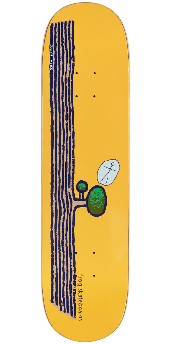 Frog Tree Jump Jesse Alba Skateboard Deck - Orange - 8.00