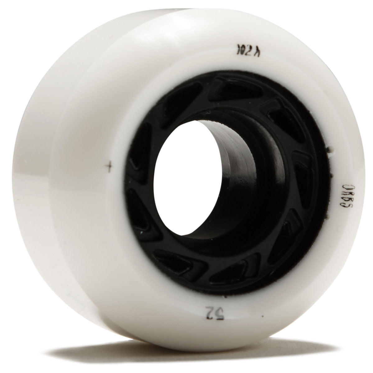 Welcome Orbs Ghost Lites 101A Skateboard Wheels - White/Black - 52mm image 1