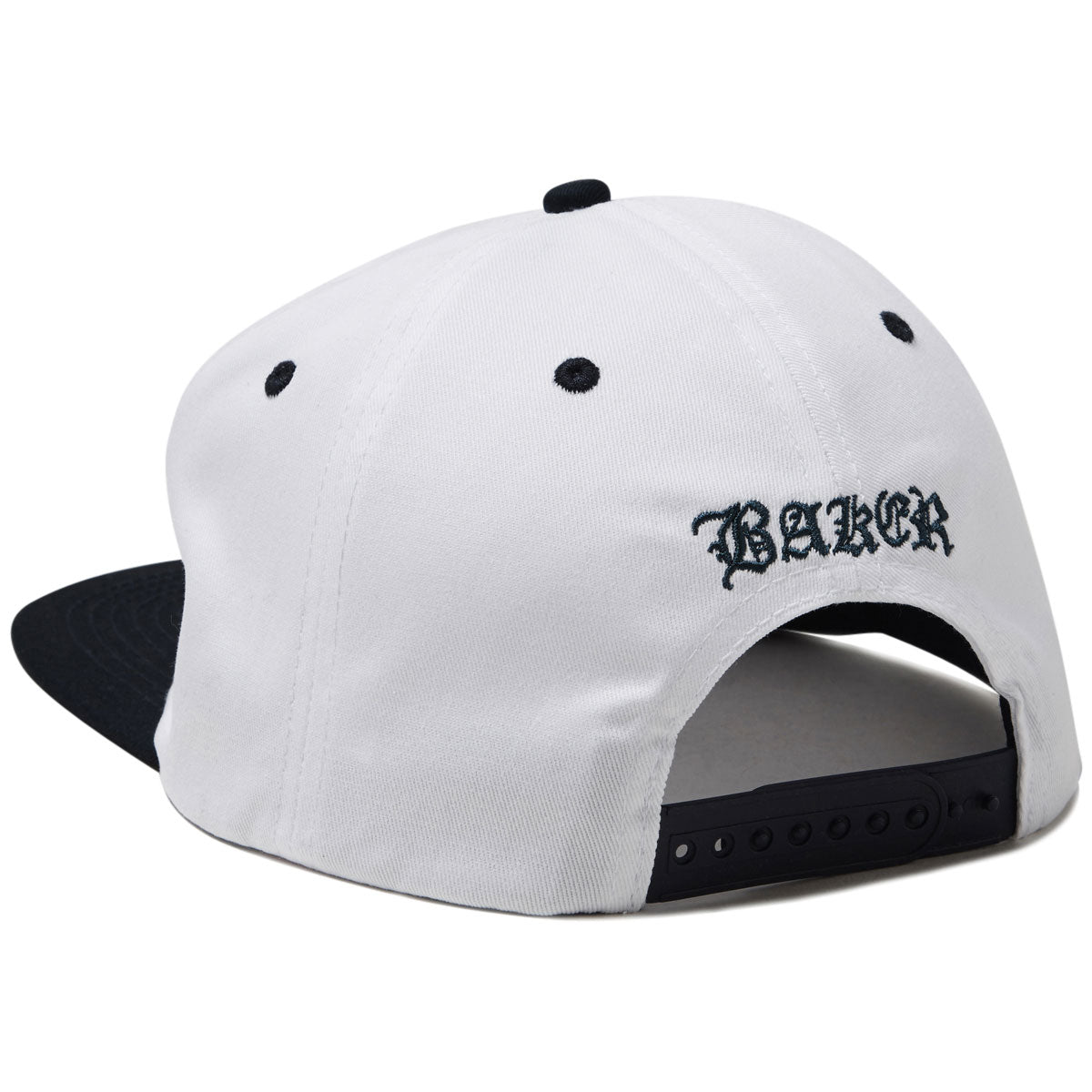 Baker Big B Snapback Hat - White/Navy image 2