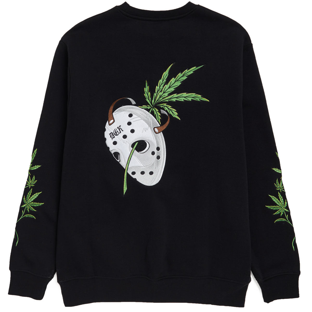 DGK Lay Low Crewneck Sweatshirt - Black image 2