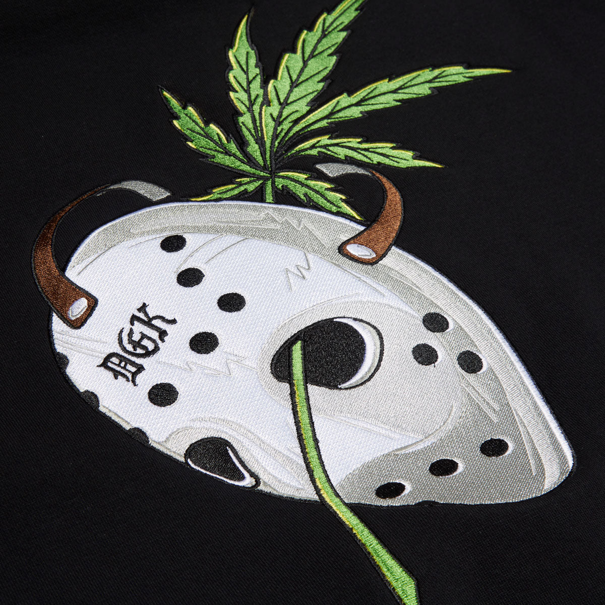 DGK Lay Low Crewneck Sweatshirt - Black image 4