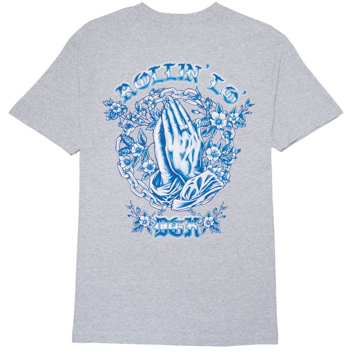 DGK Rollin' Lo T-Shirt - Heather Gray image 1