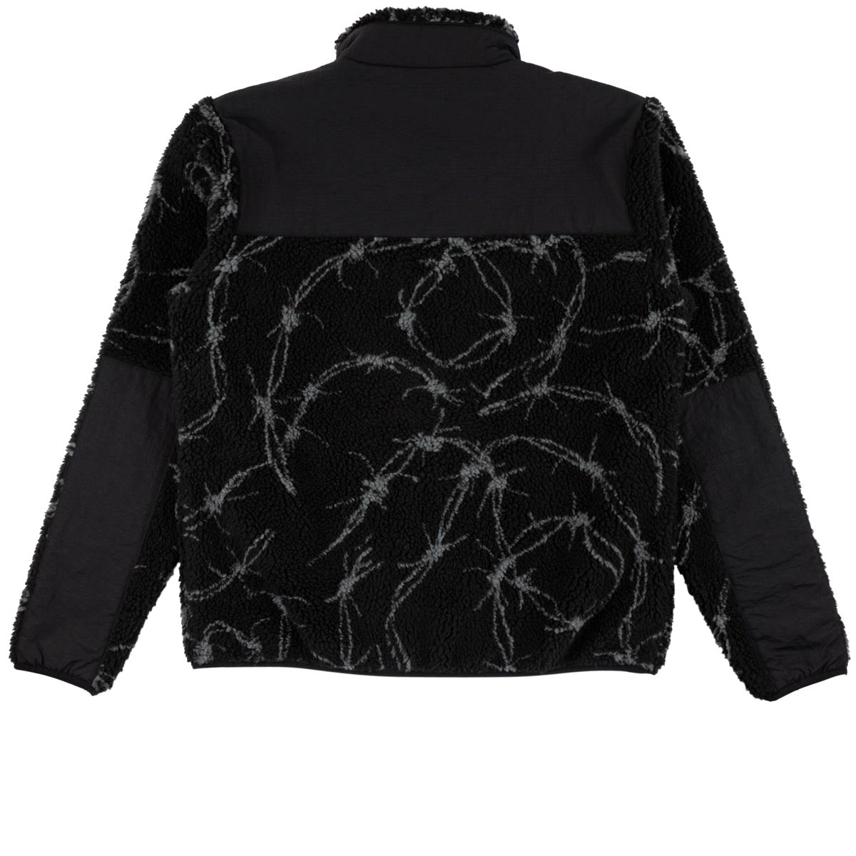 Welcome Wire Full-zip Sherpa Fleece Sweatshirt - Black image 4