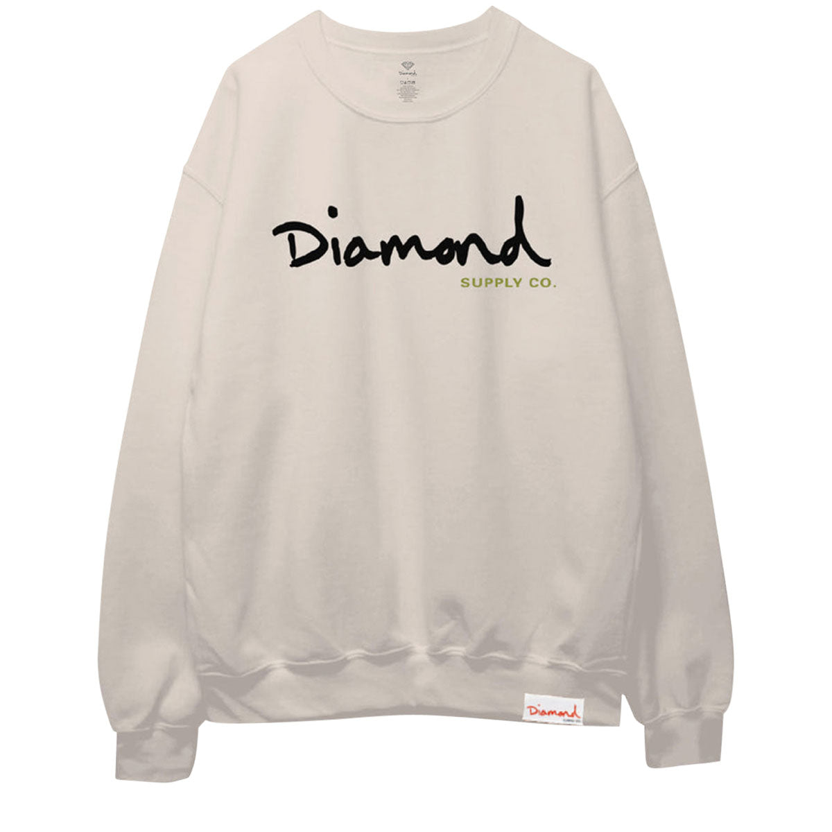 Diamond Supply Co. Og Script Crewneck 2023 Sweatshirt - Sand image 1