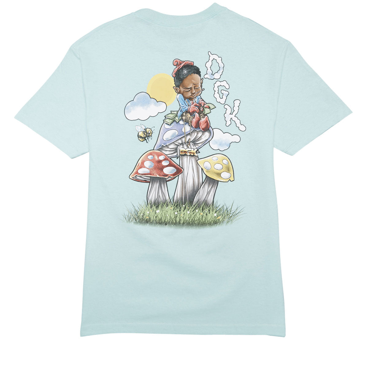DGK Trippy Math T-Shirt - Celadon