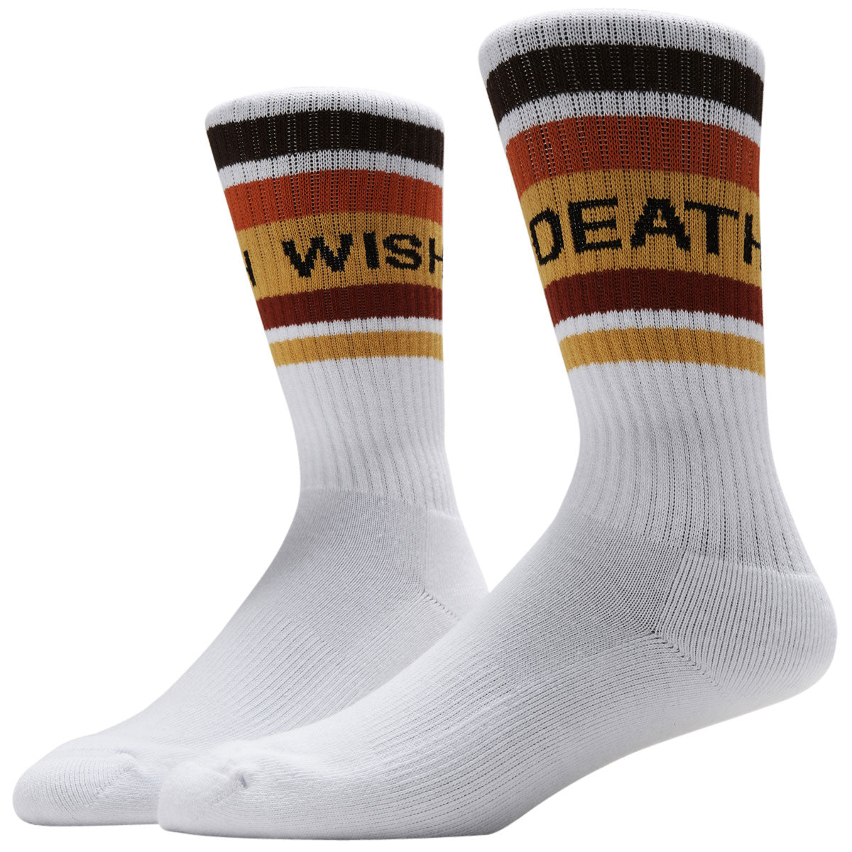 Deathwish Drifter Socks - White image 2