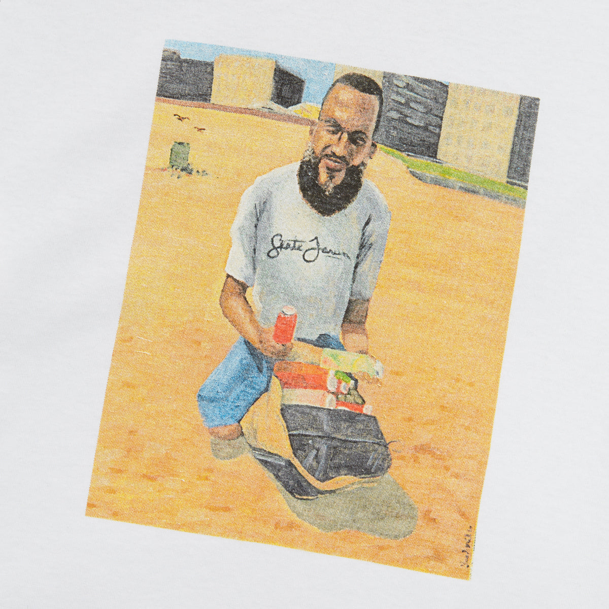 Skate Jawn Nutcracker T-Shirt - White image 2