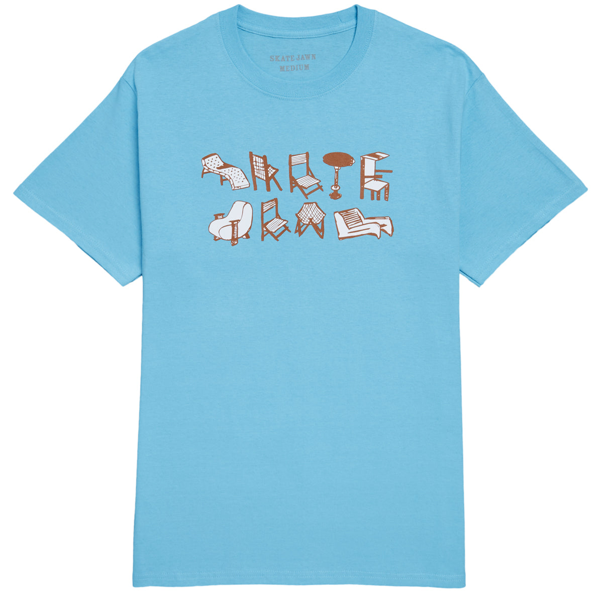 Skate Jawn Chairs T-Shirt - Blue