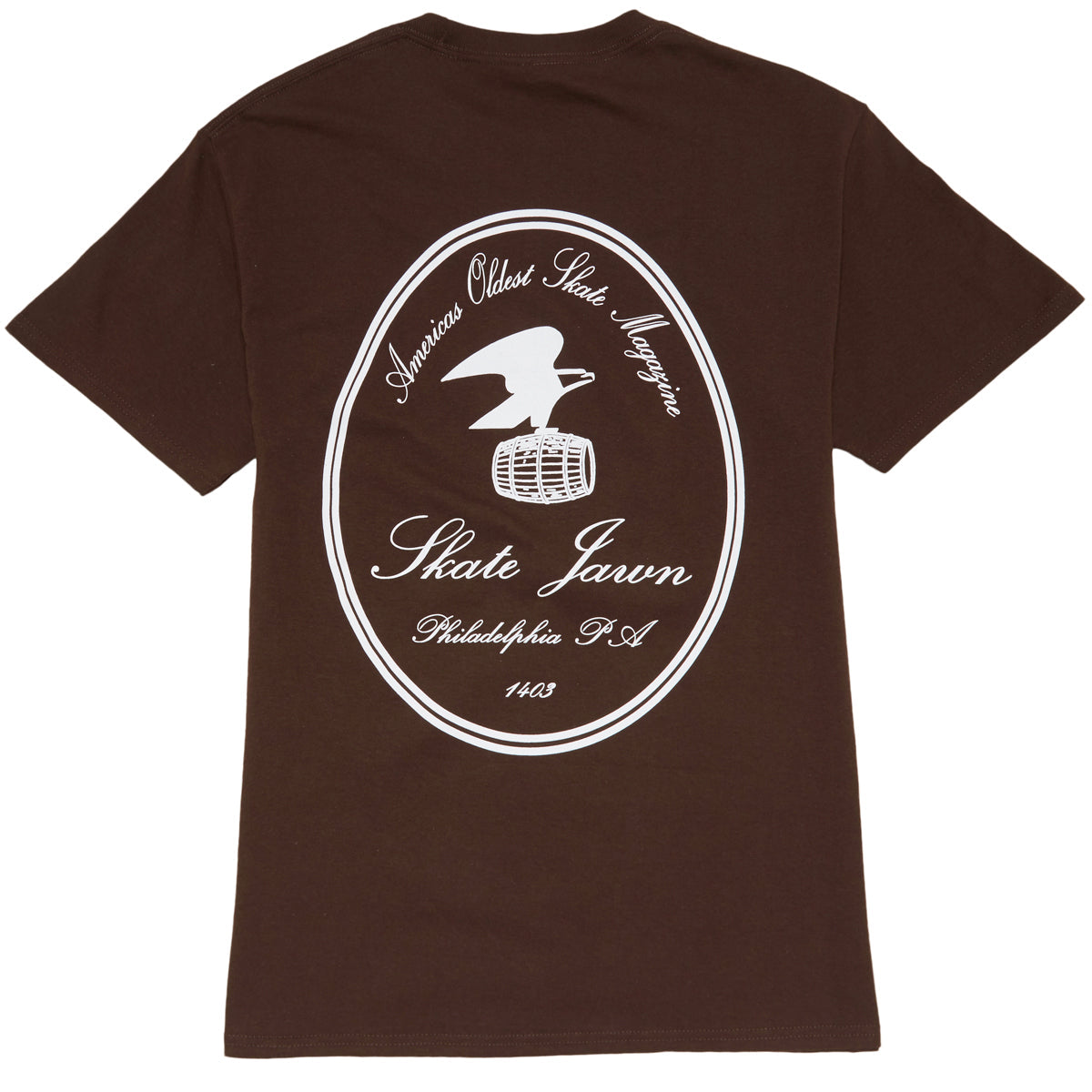 Skate Jawn Oldest Jawn T-Shirt - Brown image 1