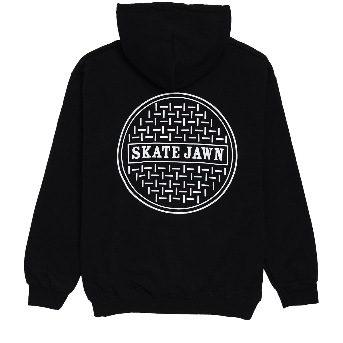 Skate Jawn Sewer Cap Hoodie - Black