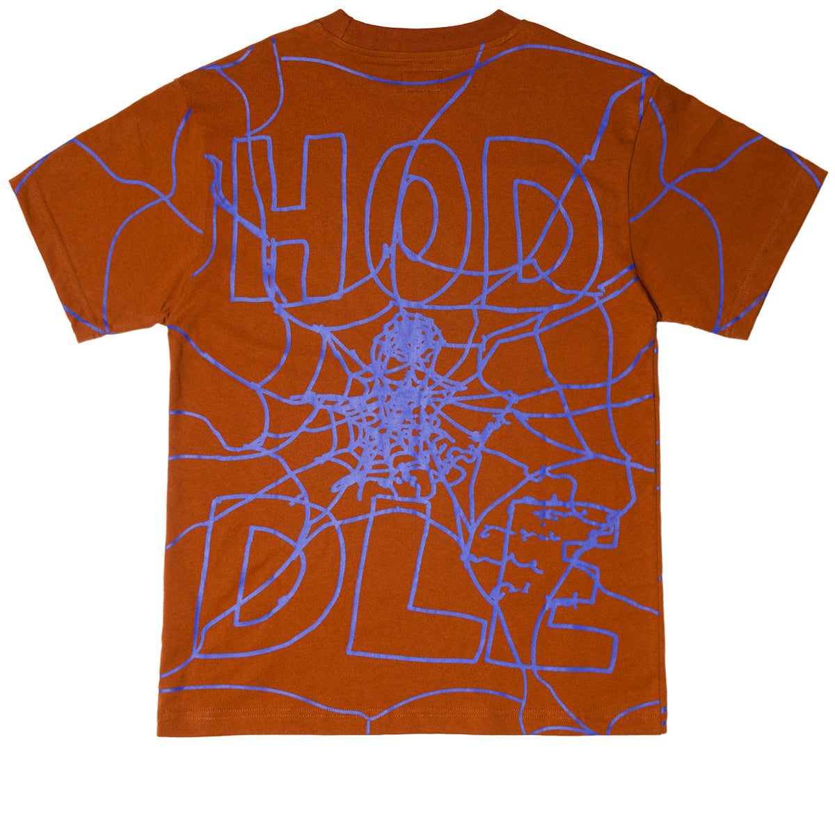 Hoddle Web All Over Print T-Shirt - Brown image 2