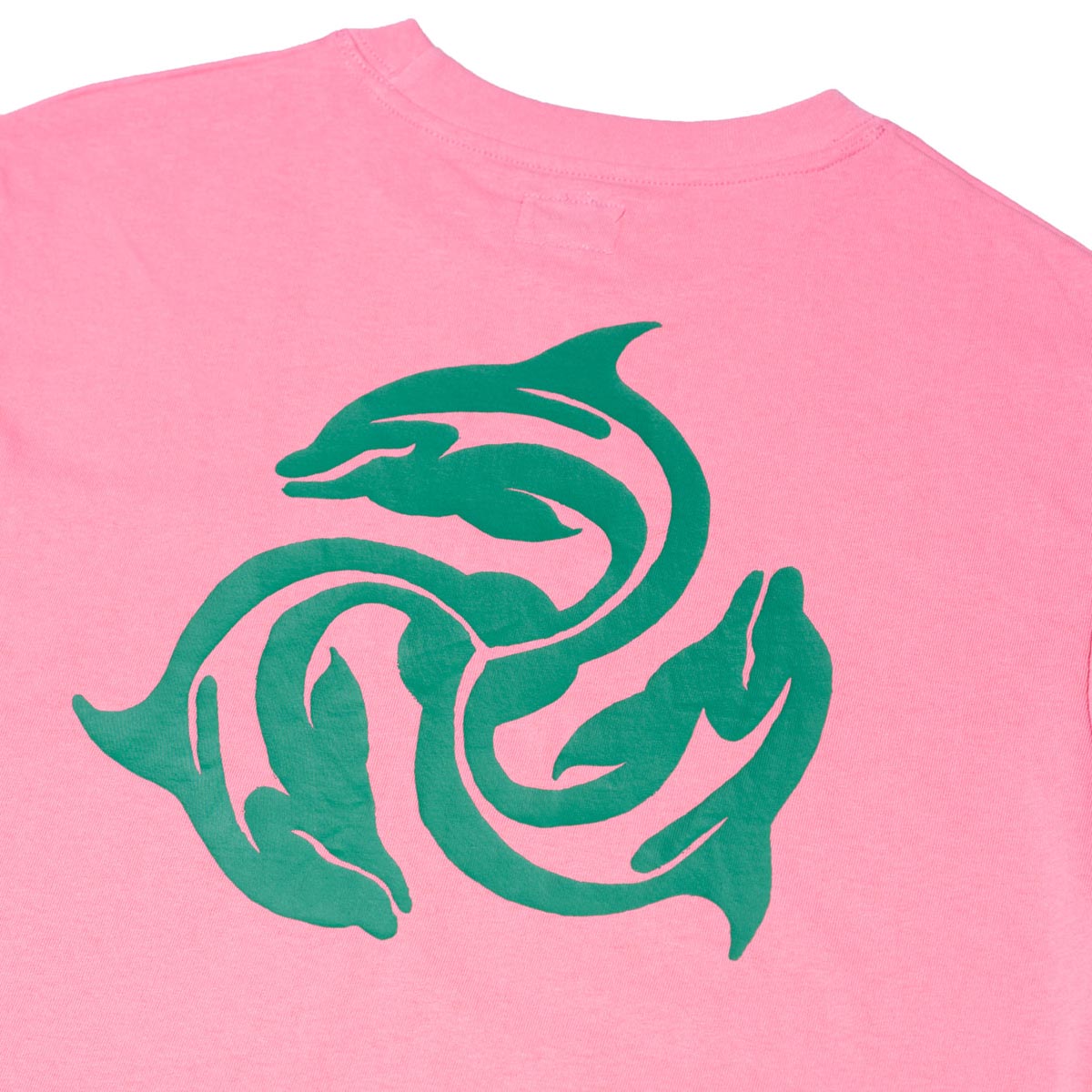 Hoddle Turbo Dolphin Logo T-Shirt - Pink image 4