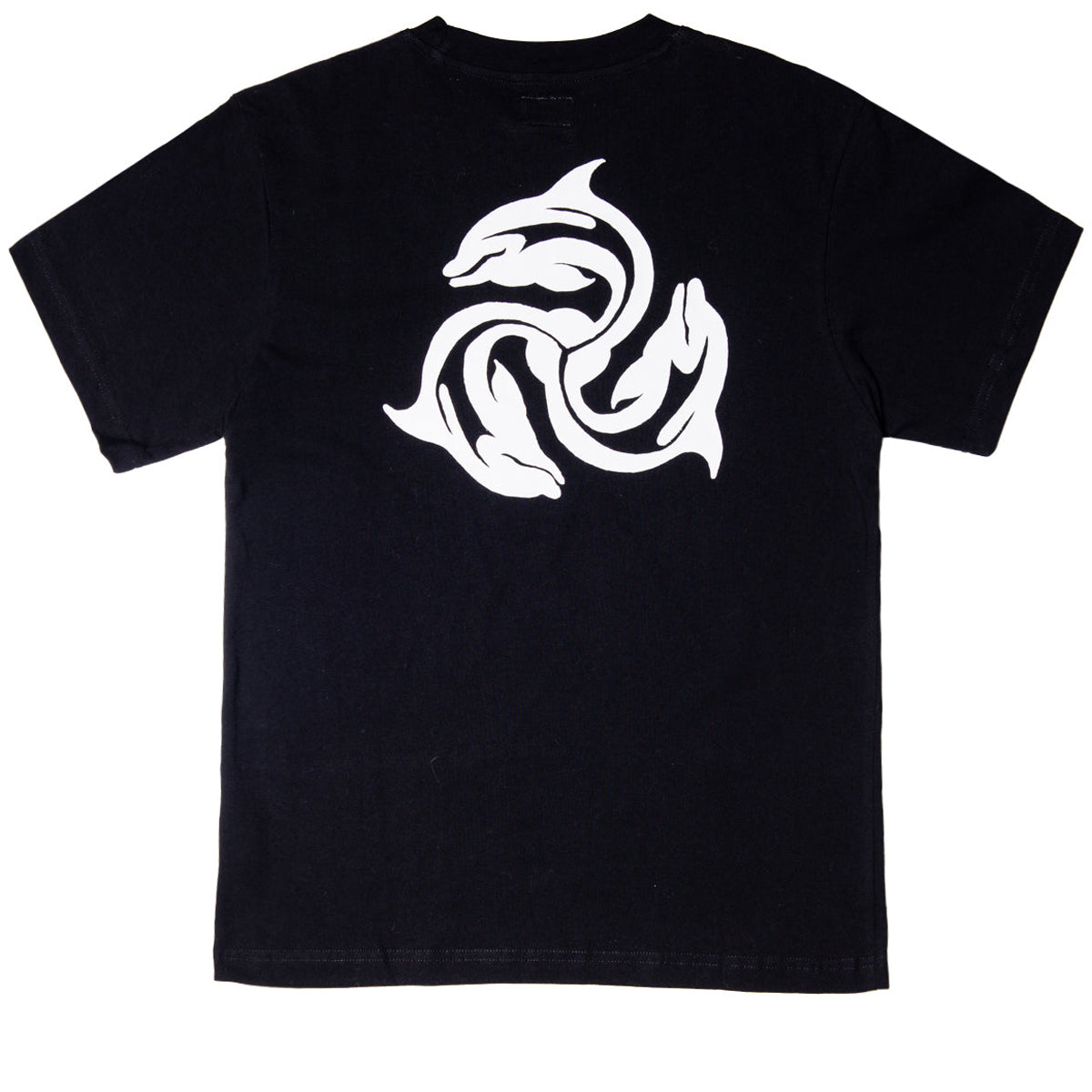 Hoddle Turbo Dolphin Logo T-Shirt - Black image 2