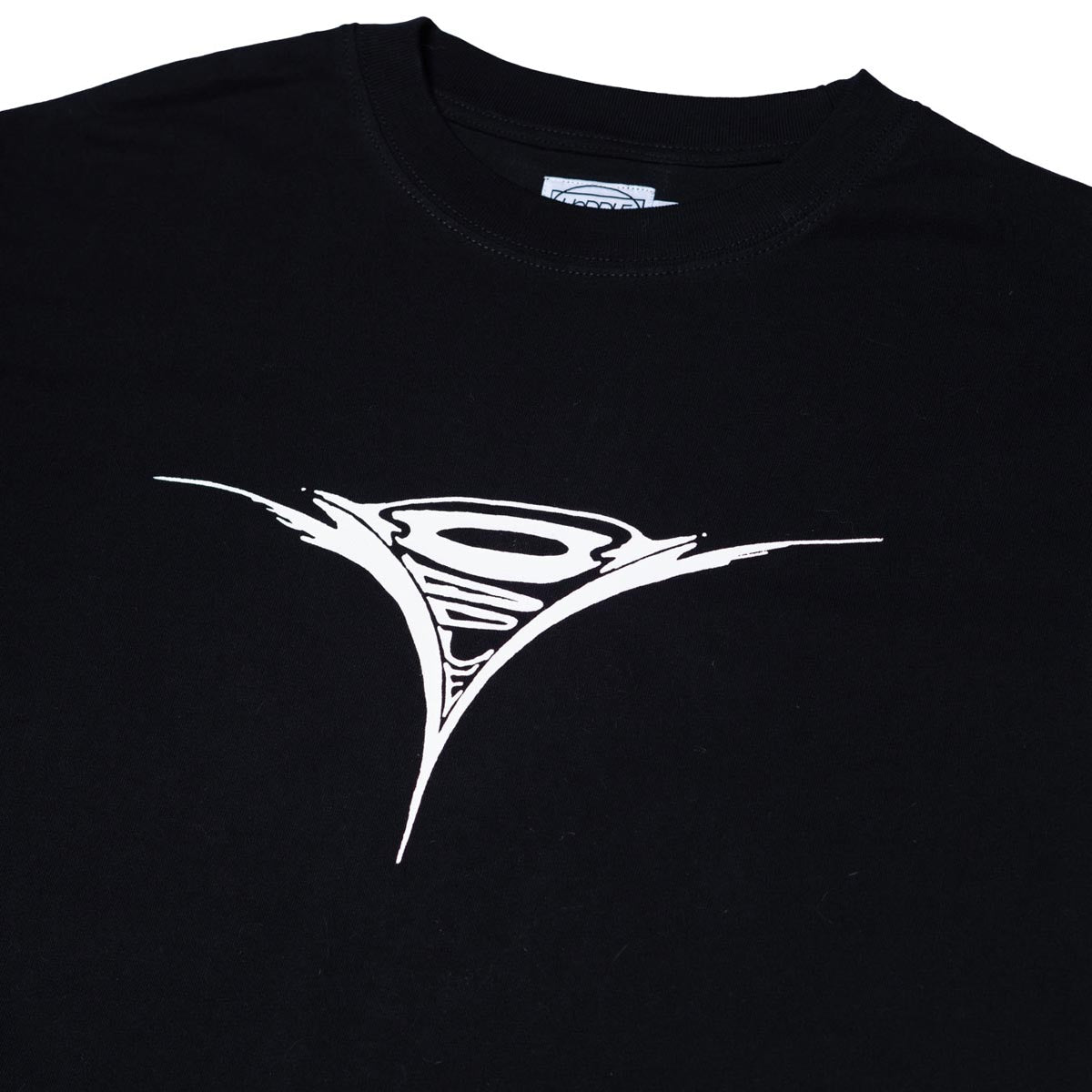 Hoddle Turbo Dolphin Logo T-Shirt - Black image 3