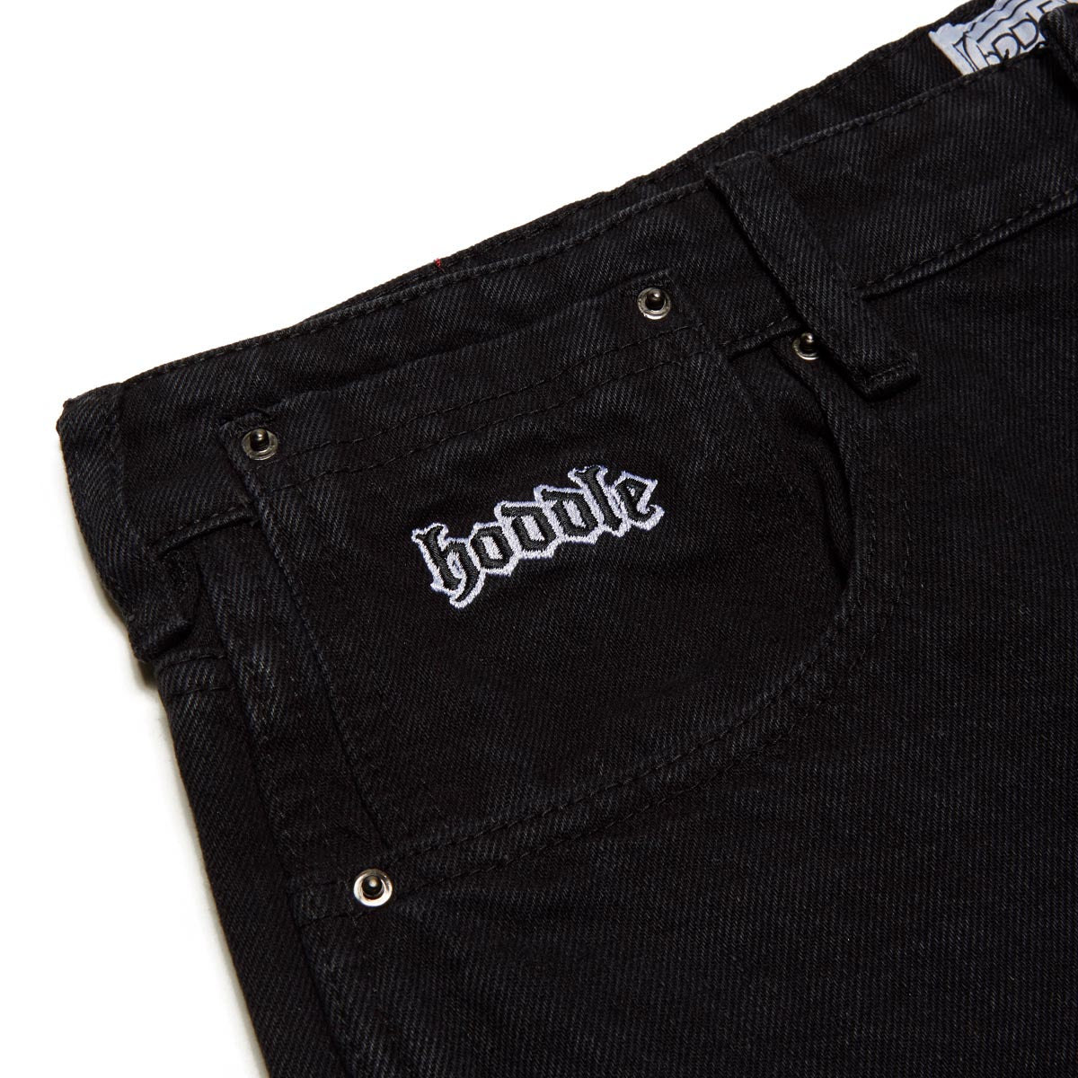 Hoddle 12o Denim Ranger Jeans - Black/Black image 3