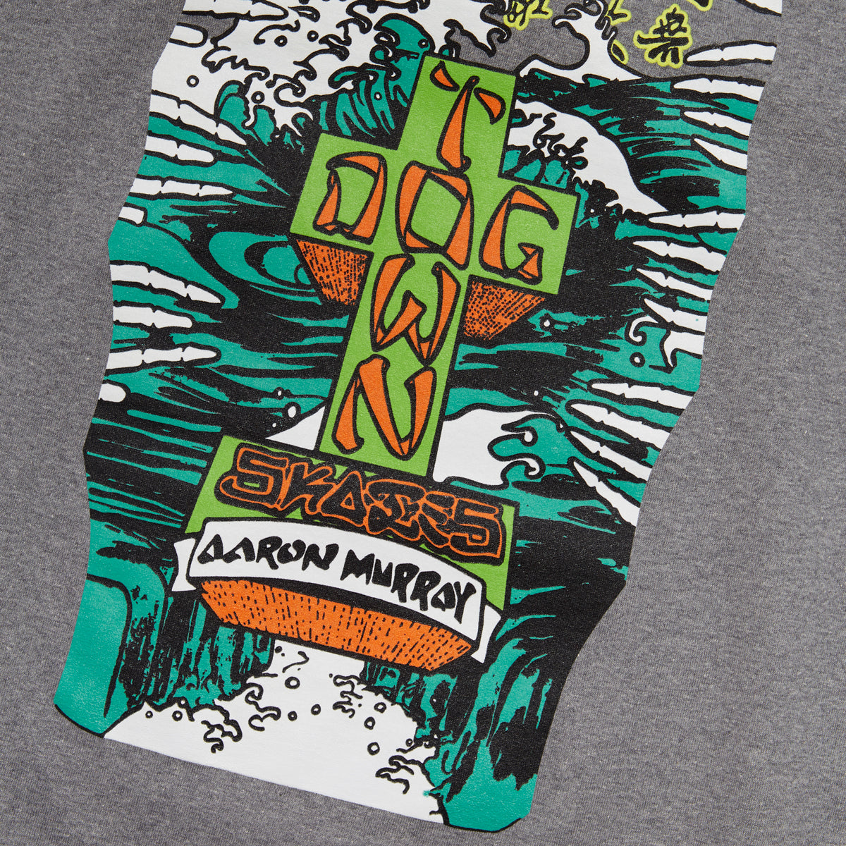 Dogtown Aaron Murray Kanji T-Shirt - Athletic Grey image 3