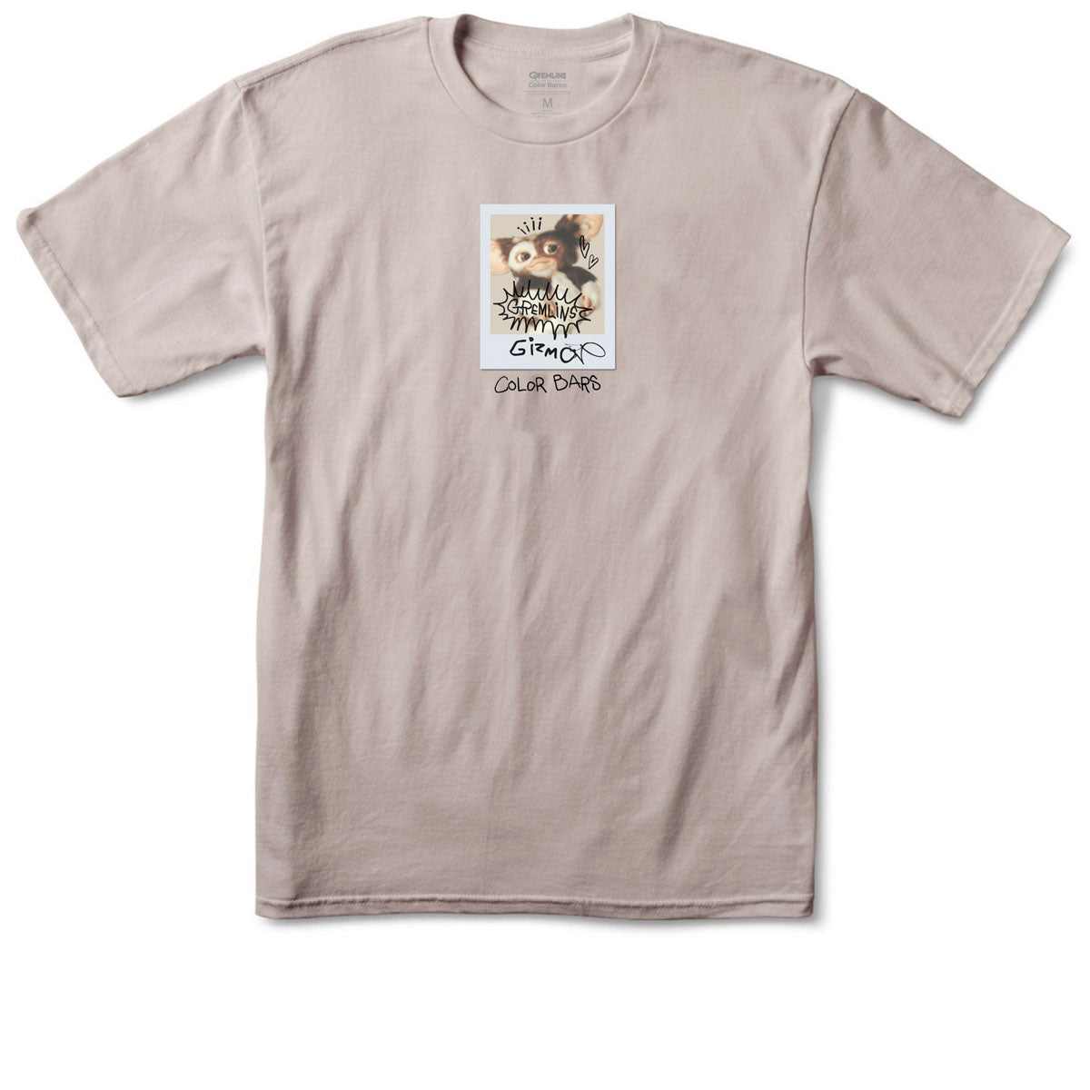 Color Bars x Gremlins Polaroid T-Shirt - Sand image 1